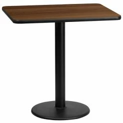 Emma+Oliver Emma And Oliver 24"x30" Rectangular Walnut Laminate Table Top With 18"RD Base 4 Emma+Oliver Emma And Oliver 24"x30" Rectangular Walnut Laminate Table Top With 18"RD Base -Emma+Oliver shop unnamed file 3003