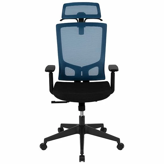 Emma+Oliver Emma and Oliver Ergonomic Black Mesh Office Chair-Synchro-Tilt, Pivot Headrest, Adjustable Arms Emma+Oliver Emma And Oliver Ergonomic Black Mesh Office Chair-Synchro-Tilt, Pivot Headrest, Adjustable Arms -Emma+Oliver shop unnamed file 3025