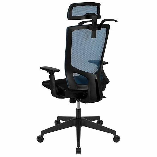 Emma+Oliver Emma and Oliver Ergonomic Black Mesh Office Chair-Synchro-Tilt, Pivot Headrest, Adjustable Arms Emma+Oliver Emma And Oliver Ergonomic Black Mesh Office Chair-Synchro-Tilt, Pivot Headrest, Adjustable Arms -Emma+Oliver shop unnamed file 3026