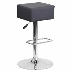 Emma+Oliver Emma And Oliver Black Vinyl Adjustable Height Barstool With Square Seat 5 Emma+Oliver Emma And Oliver Black Vinyl Adjustable Height Barstool With Square Seat -Emma+Oliver shop unnamed file 3059