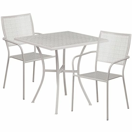 Emma+Oliver Emma and Oliver Commercial Grade 28" Square Gold Patio Table Set-2 Square Back Chairs Sky Blue Emma+Oliver Emma And Oliver Commercial Grade 28" Square Gold Patio Table Set-2 Square Back Chairs Sky Blue -Emma+Oliver shop unnamed file 3184