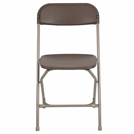 Emma+Oliver Emma And Oliver Folding Chair - Beige Plastic 6 Pack 650LB Weight Capacity - Event Chair Black 4 Emma+Oliver Emma And Oliver Folding Chair - Beige Plastic 6 Pack 650LB Weight Capacity - Event Chair Black - Image 4