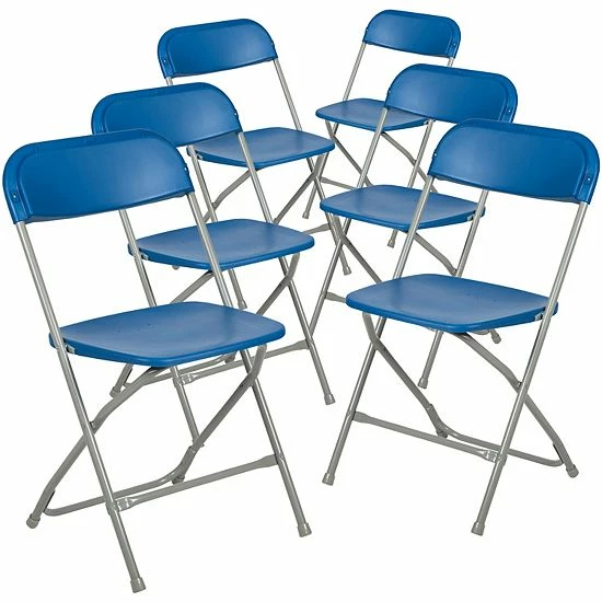 Emma+Oliver Emma And Oliver Folding Chair - Beige Plastic 6 Pack 650LB Weight Capacity - Event Chair Black 8 Emma+Oliver Emma And Oliver Folding Chair - Beige Plastic 6 Pack 650LB Weight Capacity - Event Chair Black - Image 8