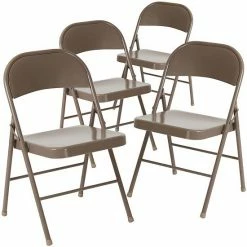 Emma+Oliver Emma And Oliver 4 Pack Double Braced Gray Metal Folding Chair Red 5 Emma+Oliver Emma And Oliver 4 Pack Double Braced Gray Metal Folding Chair Red -Emma+Oliver shop unnamed file 3243