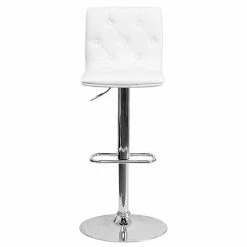 Emma+Oliver Emma And Oliver Button Tufted Gray Vinyl Adjustable Height Barstool With Chrome Base 3 Emma+Oliver Emma And Oliver Button Tufted Gray Vinyl Adjustable Height Barstool With Chrome Base -Emma+Oliver shop unnamed file 3312