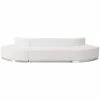 Emma+Oliver Emma And Oliver White LeatherSoft Reception Configuration, 3 Pieces Melrose White