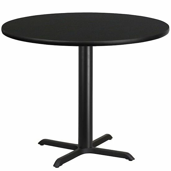 Emma+Oliver Emma And Oliver 42"RD Natural Laminate Table Top With 33"x33" Base 4 Emma+Oliver Emma And Oliver 42"RD Natural Laminate Table Top With 33"x33" Base - Image 4