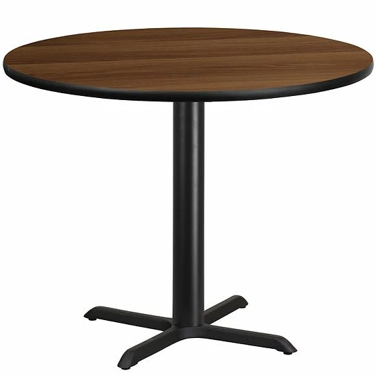 Emma+Oliver Emma And Oliver 42"RD Natural Laminate Table Top With 33"x33" Base 6 Emma+Oliver Emma And Oliver 42"RD Natural Laminate Table Top With 33"x33" Base - Image 6