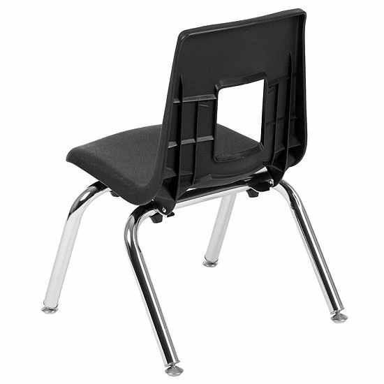 Emma+Oliver Emma And Oliver Black Student Stack School Chair - 12-inch 5 Emma+Oliver Emma And Oliver Black Student Stack School Chair - 12-inch - Image 5