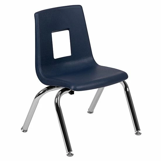 Emma+Oliver Emma And Oliver Black Student Stack School Chair - 12-inch 7 Emma+Oliver Emma And Oliver Black Student Stack School Chair - 12-inch - Image 7