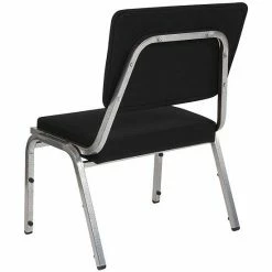 Emma+Oliver Emma And Oliver 1000 Lb. Black Antimicrobial Vinyl Bariatric Open Back Chair Black Fabric -Emma+Oliver shop unnamed file 3370