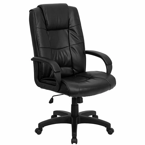 Emma+Oliver Emma and Oliver High Back Black Fabric Multi-Line Stitch Swivel Office Chair with Arms Emma+Oliver Emma And Oliver High Back Black Fabric Multi-Line Stitch Swivel Office Chair With Arms -Emma+Oliver shop unnamed file 343