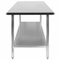 Emma+Oliver Emma And Oliver Stainless Steel 18 Gauge Kitchen Prep And Work Table With Undershelf, NSF - 60"W X 24"D X 34.5"H -Emma+Oliver shop unnamed file 349