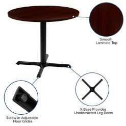 Emma+Oliver Emma And Oliver 36" Round Multi-Purpose Conference Table In Mahogany - Meeting Table For Office 2 Emma+Oliver Emma And Oliver 36" Round Multi-Purpose Conference Table In Mahogany - Meeting Table For Office -Emma+Oliver shop unnamed file 3568