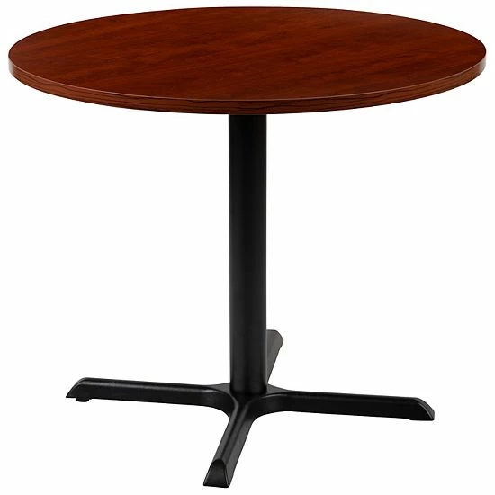 Emma+Oliver Emma and Oliver 36" Round Multi-Purpose Conference Table in Mahogany - Meeting Table for Office Emma+Oliver Emma And Oliver 36" Round Multi-Purpose Conference Table In Mahogany - Meeting Table For Office -Emma+Oliver shop unnamed file 3572