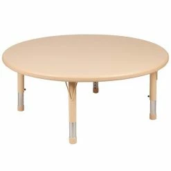 Emma+Oliver Emma And Oliver 45" Round Blue Plastic Height Adjustable Activity Table Green 13 Emma+Oliver Emma And Oliver 45" Round Blue Plastic Height Adjustable Activity Table Green -Emma+Oliver shop unnamed file 3586