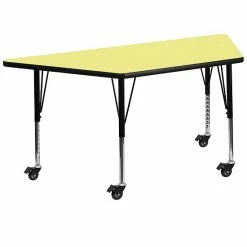 Emma+Oliver Emma And Oliver Mobile Trapezoid Grey Thermal Laminate Preschool Activity Table Red 5 Emma+Oliver Emma And Oliver Mobile Trapezoid Grey Thermal Laminate Preschool Activity Table Red -Emma+Oliver shop unnamed file 3650