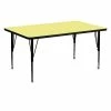 Emma+Oliver Emma And Oliver 30x60 Red Thermal Laminate Preschool Activity Table