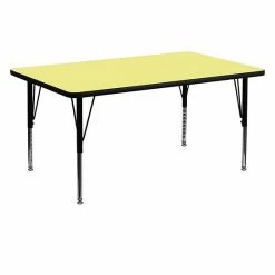Emma+Oliver Emma And Oliver 30x60 Red Thermal Laminate Preschool Activity Table