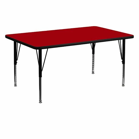 Emma+Oliver Emma and Oliver 30x60 Red Thermal Laminate Preschool Activity Table Emma+Oliver Emma And Oliver 30x60 Red Thermal Laminate Preschool Activity Table -Emma+Oliver shop unnamed file 3670