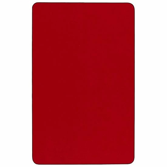 Emma+Oliver Emma And Oliver Mobile 30x60 Red Thermal Laminate Adjustable Activity Table 3 Emma+Oliver Emma And Oliver Mobile 30x60 Red Thermal Laminate Adjustable Activity Table - Image 3