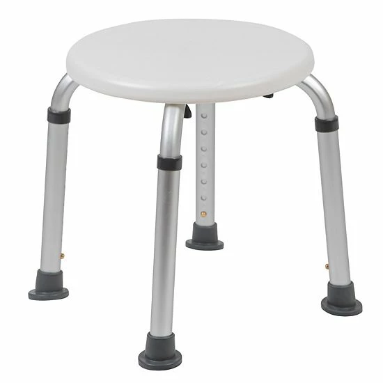 Emma+Oliver Emma and Oliver Tool-Free 300 Lb. Capacity, Adjustable White Bath & Shower Stool Emma+Oliver Emma And Oliver Tool-Free 300 Lb. Capacity, Adjustable White Bath & Shower Stool -Emma+Oliver shop unnamed file 3702