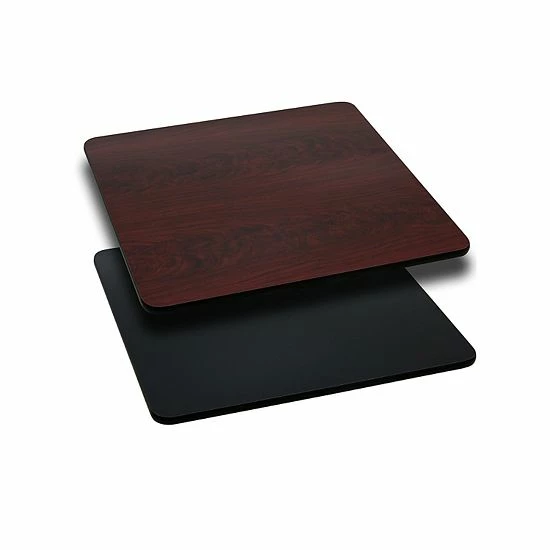 Emma+Oliver Emma and Oliver 24" Square Black/Mahogany Reversible Laminate Table Top Naturalwalnut Emma+Oliver Emma And Oliver 24" Square Black/Mahogany Reversible Laminate Table Top Naturalwalnut -Emma+Oliver shop unnamed file 3706