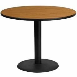 Emma+Oliver Emma And Oliver 42"RD Mahogany Laminate Table Top With 24"RD Base Walnut 10 Emma+Oliver Emma And Oliver 42"RD Mahogany Laminate Table Top With 24"RD Base Walnut -Emma+Oliver shop unnamed file 3712