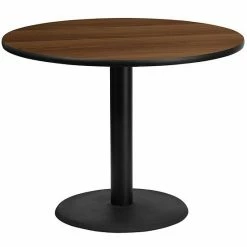 Emma+Oliver Emma And Oliver 42"RD Mahogany Laminate Table Top With 24"RD Base Walnut 11 Emma+Oliver Emma And Oliver 42"RD Mahogany Laminate Table Top With 24"RD Base Walnut -Emma+Oliver shop unnamed file 3713