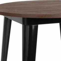Emma+Oliver Emma And Oliver 30" Round Silver/Wood Metal Indoor Bar Height Table 4 Emma+Oliver Emma And Oliver 30" Round Silver/Wood Metal Indoor Bar Height Table -Emma+Oliver shop unnamed file 3772