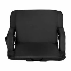 Emma+Oliver Emma And Oliver Extra Wide Portable Stadium Chair With Black Reclining Padded Back & Seat, Lightweight Metal Frame With Armrests & Backpack Straps 11 Emma+Oliver Emma And Oliver Extra Wide Portable Stadium Chair With Black Reclining Padded Back & Seat, Lightweight Metal Frame With Armrests & Backpack Straps -Emma+Oliver shop unnamed file 3791