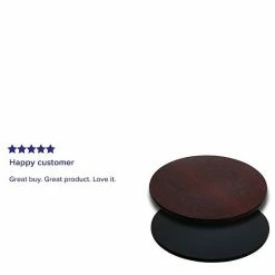 Emma+Oliver Emma And Oliver 30" Round Black/Mahogany Reversible Laminate Table Top 7 Emma+Oliver Emma And Oliver 30" Round Black/Mahogany Reversible Laminate Table Top -Emma+Oliver shop unnamed file 3803