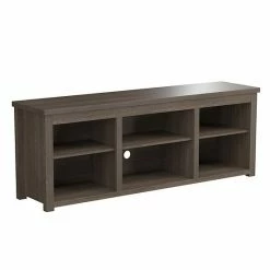 Emma+Oliver Emma And Oliver Sienna Cube Style TV Stand For Up To 80" TV's In Gray Wash Oak Finish - 65" Media Console With 6 Open Storage Shelves 5 Emma+Oliver Emma And Oliver Sienna Cube Style TV Stand For Up To 80" TV's In Gray Wash Oak Finish - 65" Media Console With 6 Open Storage Shelves -Emma+Oliver shop unnamed file 3826