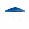 Emma+Oliver Emma And Oliver Tamar Blue 10'x10' Weather Resistant, UV Coated Pop Up Canopy Tent With Reinforced Corners, Height Adjustable Frame And Carry Bag