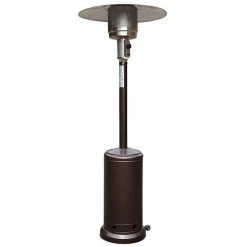 Emma+Oliver Emma And Oliver Outdoor Patio Heater - Silver - 7.5 Feet Round Steel Patio Heater - 40,000 BTU's -Emma+Oliver shop unnamed file 3857