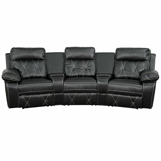 Emma+Oliver Emma and Oliver Black LeatherSoft 3-Seat Reclining Theater Unit-Curved Cup Holders Emma+Oliver Emma And Oliver Black LeatherSoft 3-Seat Reclining Theater Unit-Curved Cup Holders -Emma+Oliver shop unnamed file 3960