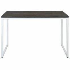 Emma+Oliver Emma And Oliver Industrial Modern Desk-47"L Commercial Grade Home Office Desk-Rustic Gray/White Rusticgraytopwhite -Emma+Oliver shop unnamed file 3989