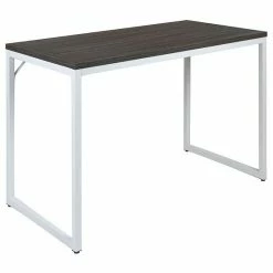 Emma+Oliver Emma And Oliver Industrial Modern Desk-47"L Commercial Grade Home Office Desk-Rustic Gray/White Rusticgraytopwhite -Emma+Oliver shop unnamed file 3991