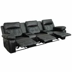 Emma+Oliver Emma And Oliver Black LeatherSoft 3-Seat Reclining Theater Unit-Straight Cup Holders 4 Emma+Oliver Emma And Oliver Black LeatherSoft 3-Seat Reclining Theater Unit-Straight Cup Holders -Emma+Oliver shop unnamed file 3996