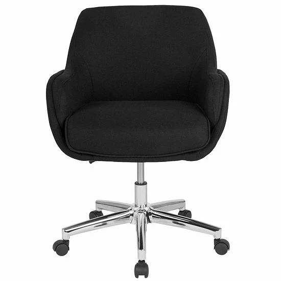 Emma+Oliver Emma and Oliver Home and Office Mid-Back Molded Frame Chair in Black Fabric Emma+Oliver Emma And Oliver Home And Office Mid-Back Molded Frame Chair In Black Fabric -Emma+Oliver shop unnamed file 4049