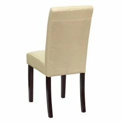 Emma+Oliver Emma And Oliver Ivory LeatherSoft Panel Back Parsons Chair 11 Emma+Oliver Emma And Oliver Ivory LeatherSoft Panel Back Parsons Chair -Emma+Oliver shop unnamed file 4155