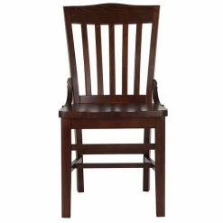 Emma+Oliver Emma And Oliver School House Back Walnut Wood Chair -Emma+Oliver shop unnamed file 4203