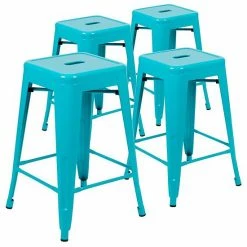 Emma+Oliver Emma And Oliver 4 Pack 24" High Metal Indoor Counter Bar Stool - Stackable Stool, Black 16 Emma+Oliver Emma And Oliver 4 Pack 24" High Metal Indoor Counter Bar Stool - Stackable Stool, Black -Emma+Oliver shop unnamed file 434