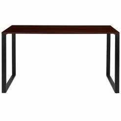 Emma+Oliver Emma And Oliver Modern Commercial Grade Desk Industrial Style Computer Desk Sturdy Home Office Desk - 55" Length (Mahogany) -Emma+Oliver shop unnamed file 4361
