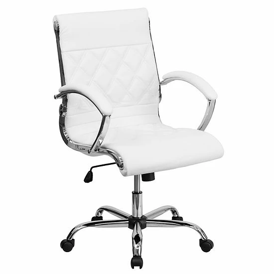 Emma+Oliver Emma and Oliver Mid-Back Designer Black LeatherSoft Swivel Office Chair with Arms Emma+Oliver Emma And Oliver Mid-Back Designer Black LeatherSoft Swivel Office Chair With Arms -Emma+Oliver shop unnamed file 4391
