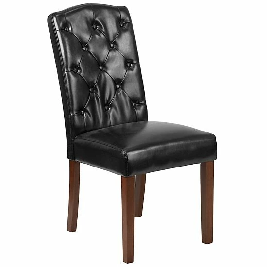 Emma+Oliver Emma and Oliver Brown Fabric Diamond Patterned Button Tufted Parsons Chair Black Leathersoft Emma+Oliver Emma And Oliver Brown Fabric Diamond Patterned Button Tufted Parsons Chair Black Leathersoft -Emma+Oliver shop unnamed file 4426