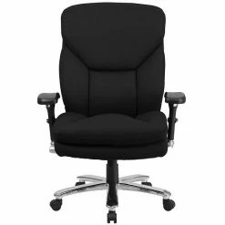 Emma+Oliver Emma And Oliver 24/7 400 Lb. High Back Black Fabric Ergonomic Office Chair With Lumbar Knob -Emma+Oliver shop unnamed file 4522
