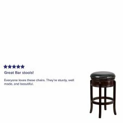 Emma+Oliver Emma And Oliver 29"H Backless Light Cherry Wood Swivel Barstool With Carved Apron 4 Emma+Oliver Emma And Oliver 29"H Backless Light Cherry Wood Swivel Barstool With Carved Apron -Emma+Oliver shop unnamed file 4537