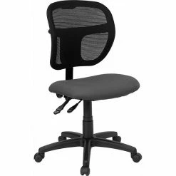 Emma+Oliver Emma And Oliver Mid-Back Navy Blue Mesh Swivel Task Office Chair, Back Height Adjustment Gray -Emma+Oliver shop unnamed file 4565