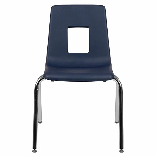 Emma+Oliver Emma And Oliver Black Student Stack School Chair - 18-inch 4 Emma+Oliver Emma And Oliver Black Student Stack School Chair - 18-inch - Image 4